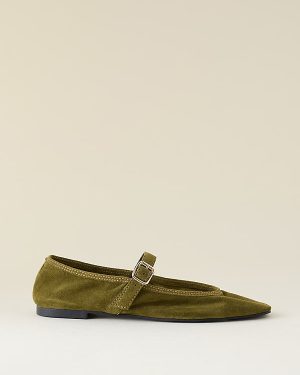 Suede Ballet Flats