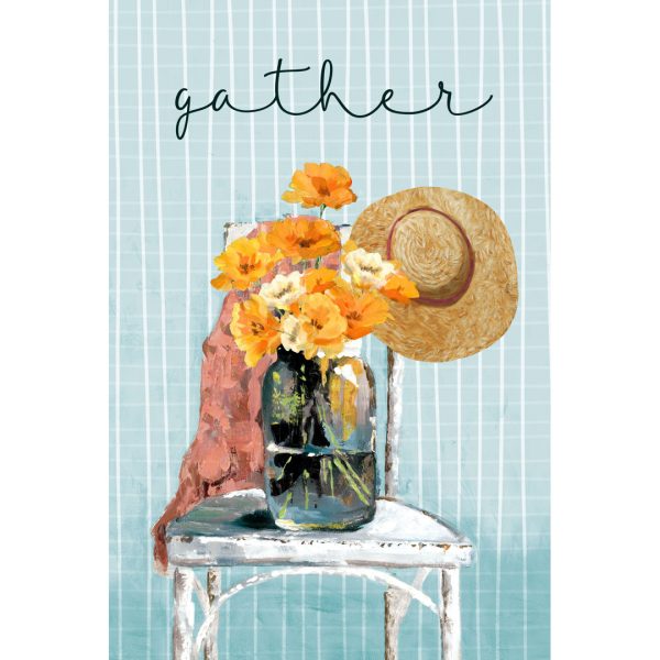 Sun Hat Flower Chair Still Life Gather