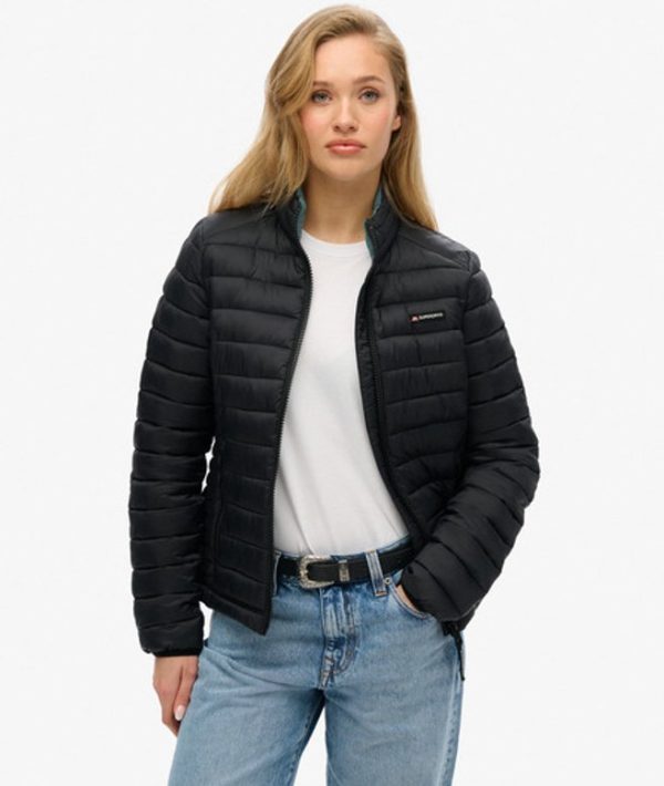 Superdry Women's Fuji Lite Padded Jacket Black - Size: 6