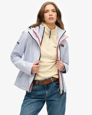 Superdry Women's Hooded Mountain Windbreaker Jacket Purple / Iced Purple Marl - Size: 10