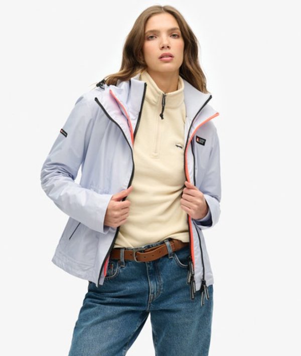 Superdry Women's Hooded Mountain Windbreaker Jacket Purple / Iced Purple Marl - Size: 10