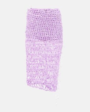 Susan Fang Beaded crochet midi skirt