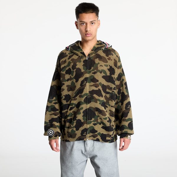 Sweater A BATHING APE Knit Sweat Shirt UNISEX Green M