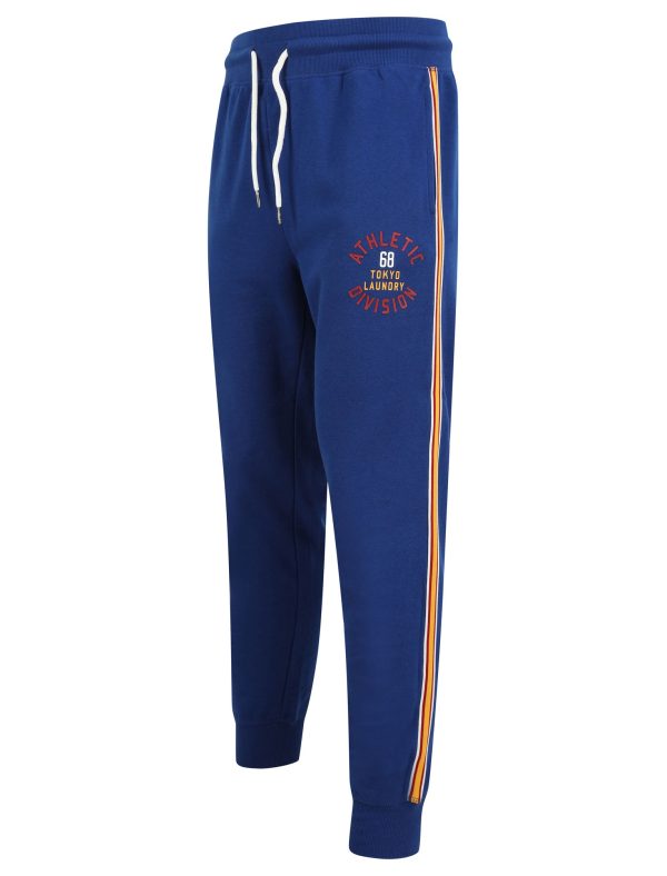 Sweatpants Lawthorn Pant Cuffed Joggers with Tape Detail In Sodalite Blue / S - Tokyo Laundry