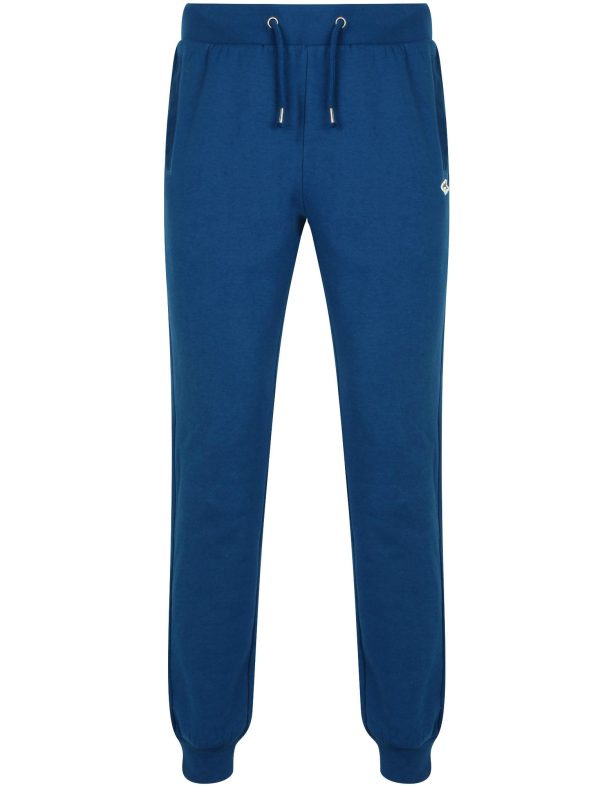 Sweatpants Maynard Cuffed Joggers in Teal Blue - Le Shark / S - Tokyo Laundry