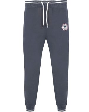 Sweatpants Nolasko Cuffed Joggers with Racer Stripe Detail In Blue Nights / XL - Tokyo Laundry