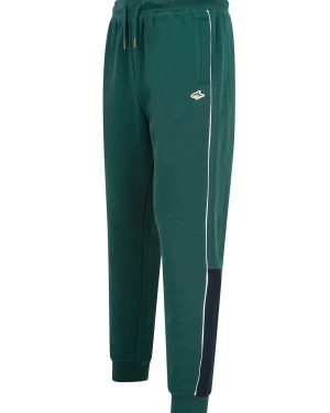 Sweatpants Vaskez Brushback Fleece Cuffed Joggers with Piping in Dune Bug - Le Shark / S - Tokyo Laundry