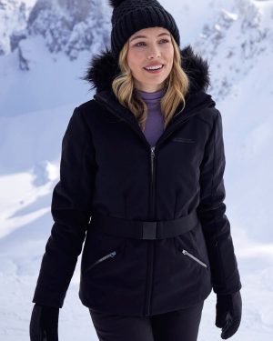 Swiss Womens Recco Ski Jacket - Black