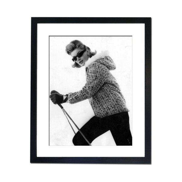 'Swiss Woven Quilted Anorak for Skiing, Switzerland' Framed Photographic Print