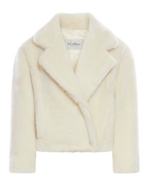 TEDDY BEAR ICON CROP COAT IN WOOL AND ALPACA - Max Mara - Woman
