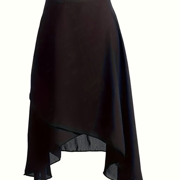 TEMU Daydance Women's Elegant Ballet Tutu Skirt - Long Wrap Chiffon, Lace- For Dancers &