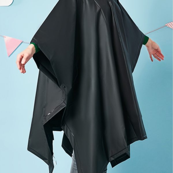 TEMU Eva Raincoat, Multifunctional Hiking Rain Poncho, Transparent Raincoat Shawl For Women, Backpack Cover, Sporty Style, Camping Cap