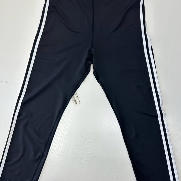TEMU Women's High-waisted Slimming Athletic Pants With Side Stripe - Stretchy, Butt-lifting Design For Running, Tennis, Baseball, Badminton & Yoga -