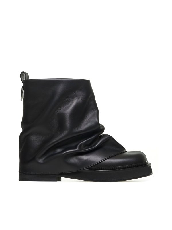 THE ATTICO | Mini Robin Combat leather ankle boots | Women | 36