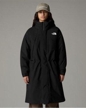 THE NORTH FACE Long Length Parka Jacket - Black