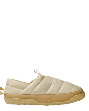THE NORTH FACE Nuptse Gravel/Khaki Stone Mules - Green