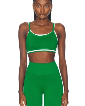 THE UPSIDE Form Seamless Kelsey Sports Bra in Green - Green. Size XS (also in ).