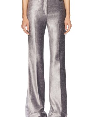 TOM FORD Tailored Tuxedo Wide Leg Pant in Steel Grey - Grey. Size 38 (also in ).