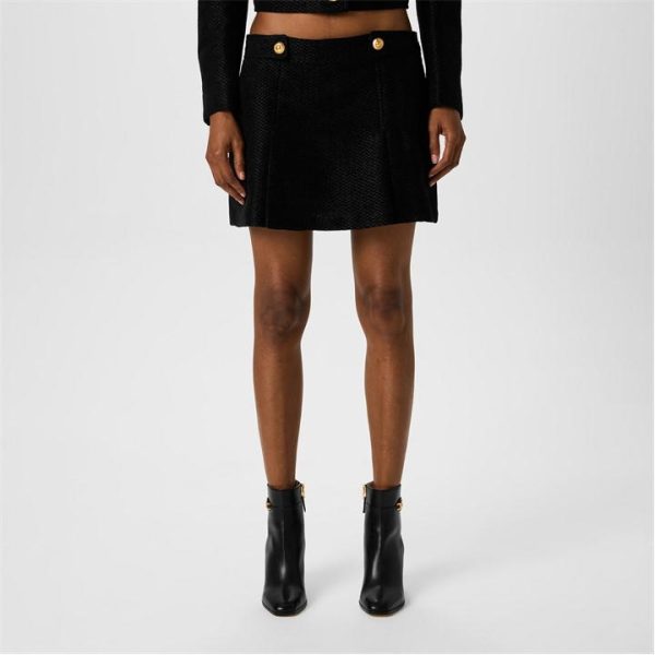 TOM FORD Tweed Mini Skirt - Black