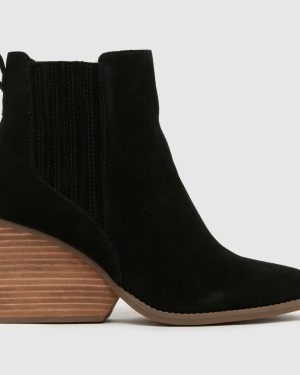 TOMS Noa Wedge Boots in Black