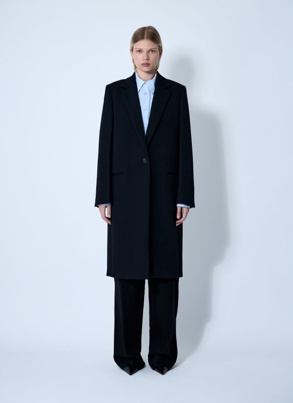 TOTEME Classic Tailored Coat - Woman Coats Black Eu - 36