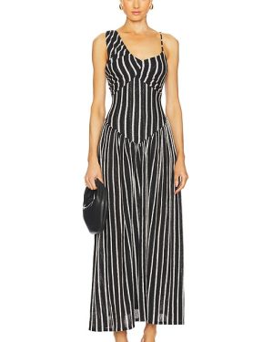 Tach Clothing Ikia Knitted Fabric Dress in Black. Size XS.