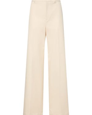 Tailored Cotton Blend Gabardine Pants