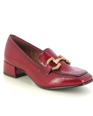 Tamaris Almira Loafer Red patent Womens loafers 24316-43-500 in a Plain Synthetic in Size 40