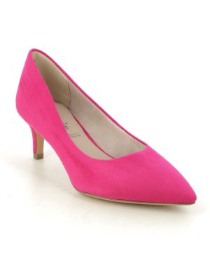 Tamaris Fatsa Fuchsia Womens Court Shoes 22413-20-513 in a Plain Textile in Size 36