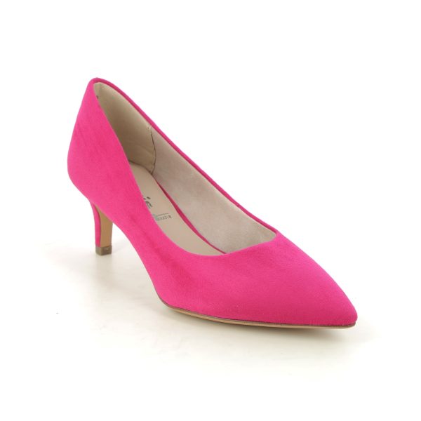 Tamaris Fatsa Fuchsia Womens Court Shoes 22413-20-513 in a Plain Textile in Size 36