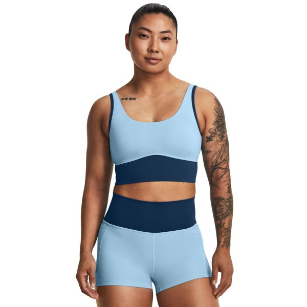 Tank top Under Armour Meridian Fitted Crop Tank Blue XS