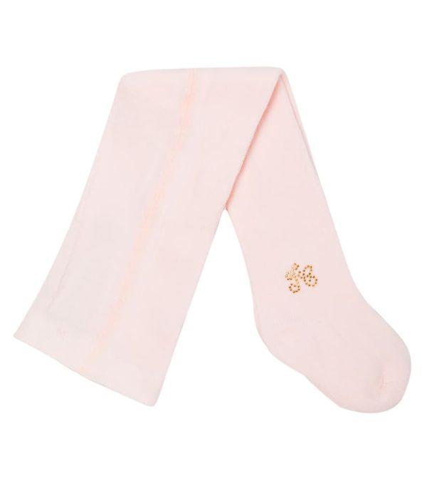 Tartine et Chocolat Baby embellished cotton-blend tights