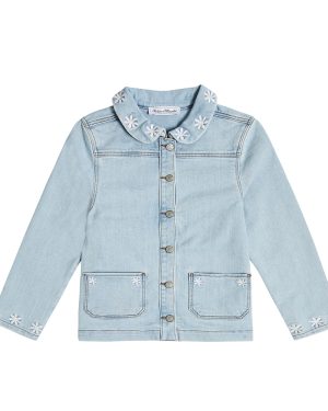 Tartine et Chocolat Embroidered denim jacket
