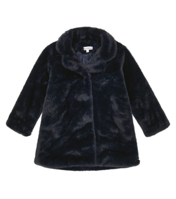 Tartine et Chocolat Faux fur coat