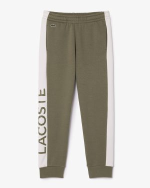 Teen Khaki Strip Tracksuit Bottoms
