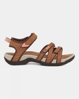 Teva Womens Tirra Leather Sandals - Lt Brown