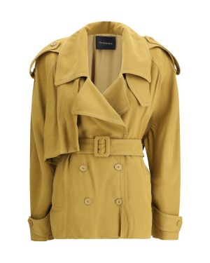 The Andamane Double-breasted Short Trench Coat