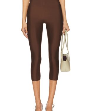 The Andamane Holly Capri Leggings in Brown. Size 44/L.