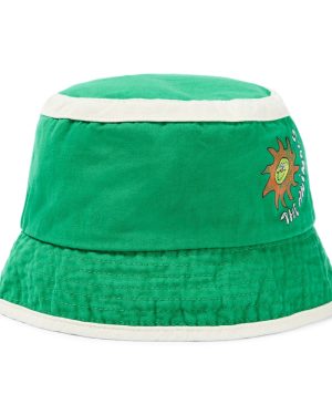 The Animals Observatory Baby Starfish printed cotton bucket hat