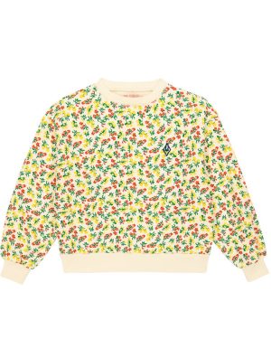 The Animals Observatory Bear floral cotton sweatshirt