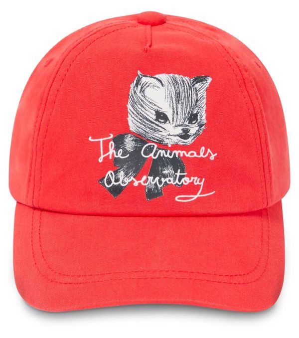 The Animals Observatory Printed cotton baseball cap