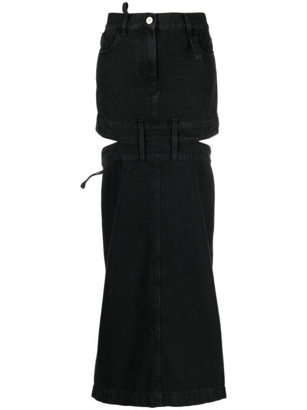 The Attico Denim Skirt