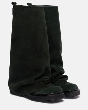 The Attico Robin leather combat boots