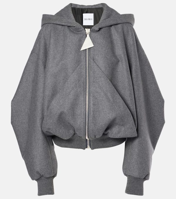 The Attico Wool-blend bomber jacket