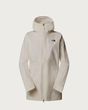 The North Face Hikesteller Parka Shell Jacket - White Dune - XL