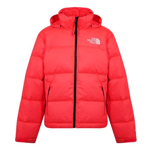 The North Face Hooded Nuptse Puffer Jacket - Pink