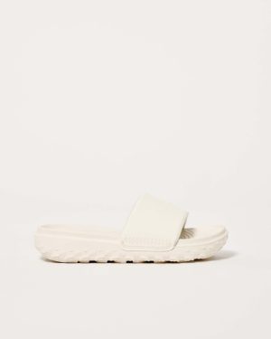 The North Face Never Stop Cush Slide Sliders - White Dune/White Dune - UK 8