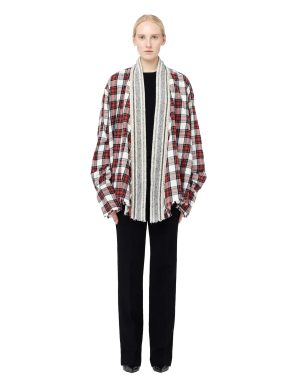 The Row Avery Straight-Leg Black Wool Pants