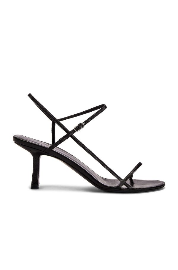 The Row Bare Heeled Sandals in Black - Black. Size 38 (also in 40).