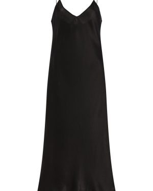 The Row - Kolara Lace-Trimmed Silk Slip Dress - Black - US 2 - Moda Operandi